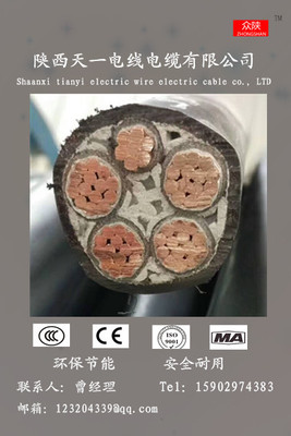 YJV22-3*16+2*10陕西电缆厂价格，西安电线电缆厂，陕西电力电缆